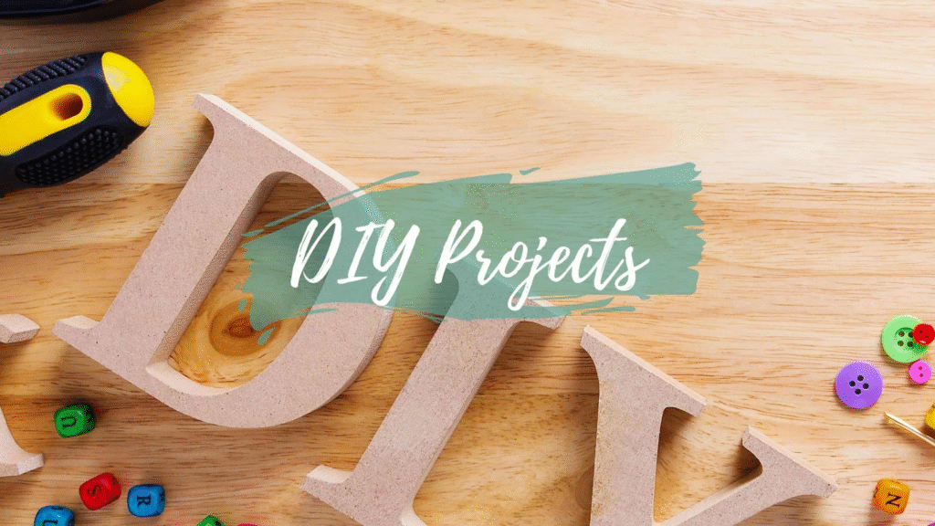 Easy DIY tutorials for beginners with simple projects to make