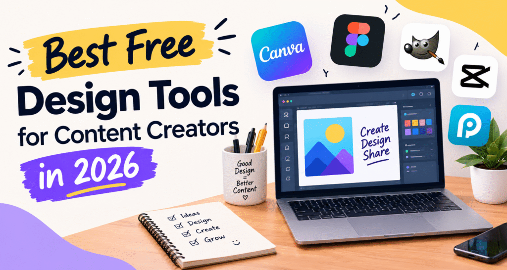 Best free design tools for content creators in 2026