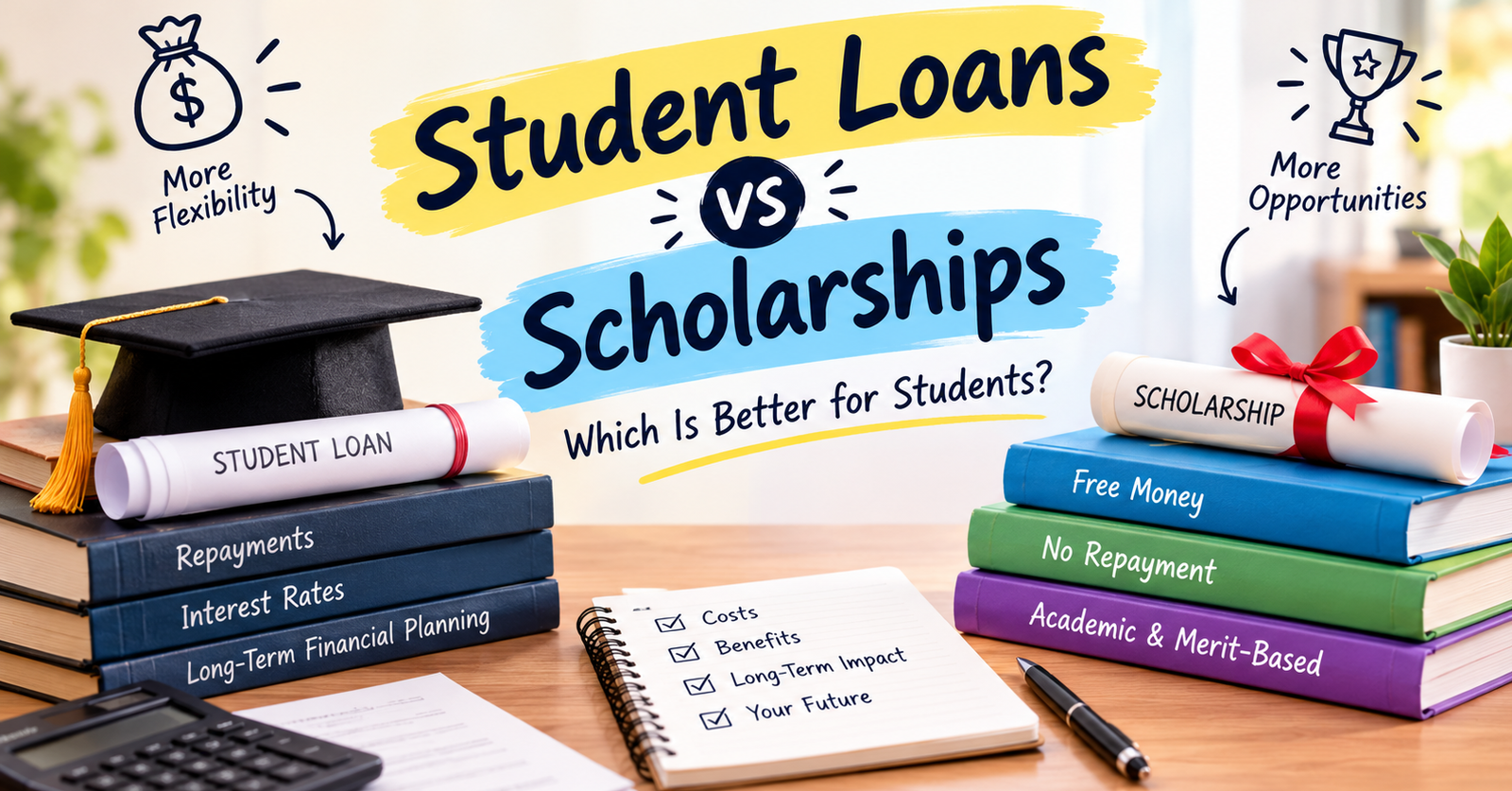 Student Loans vs Scholarships: Which Is Better for Students?
